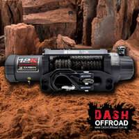 Carbon 12K 12000lb Winch with synthetic rope