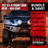 Y62 Patrol S1-4 Front Bar Bundle - Roc-Coat