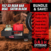DASH Y62 S5 Rear Bar Bundle - Satin Bk