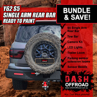 Y62 S5 Single Arm Rear Bar - To Paint