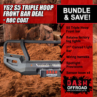 Y62 S5 Triple Hoop Front Bar Bundle - Roc-Coat